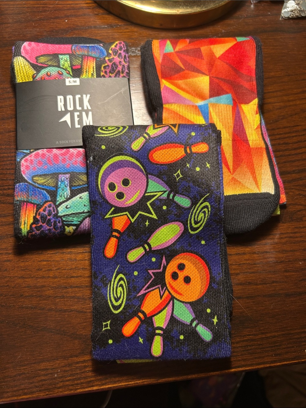 Rock Em Graphic Socks - Multicolor